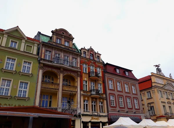 Poznan Pologne Décembre 2017 Ancienne Architecture Place Marché Avec Des — Photo