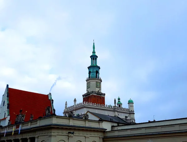 Poznaň Polsko Prosinec 2017 Old Market Square Architektura — Stock fotografie