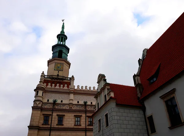 Poznaň Polsko Prosinec 2017 Old Market Square Architektura — Stock fotografie