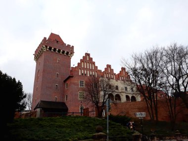 Poznan, Polonya - 02 Aralık 2017: Kraliyet Şatosu Poznan