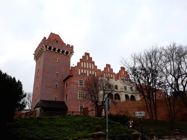 Poznan, Polonya - 02 Aralık 2017: Kraliyet Şatosu Poznan