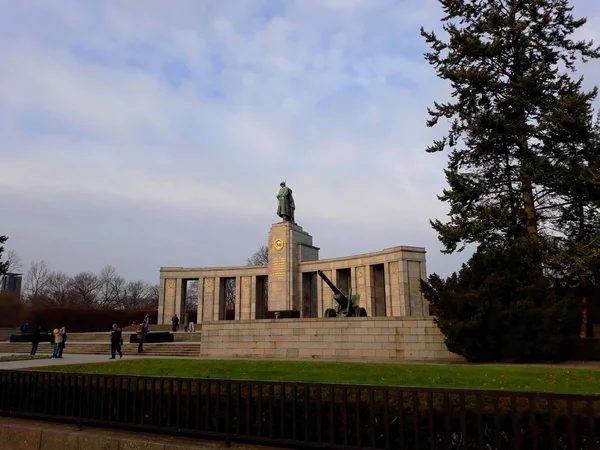 Berlin Germany December 2017 Soviet War Memorial Vast War Memorial — Stock Photo, Image