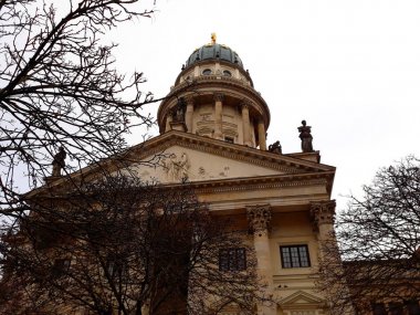 Berlin, Almanya - 3 Aralık 2017: Fransız Kilisesi de Berlin