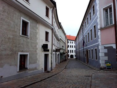 Bratislava, Slovakya - 15 Aralık 2017: Bratislava eski şehir mimarisi