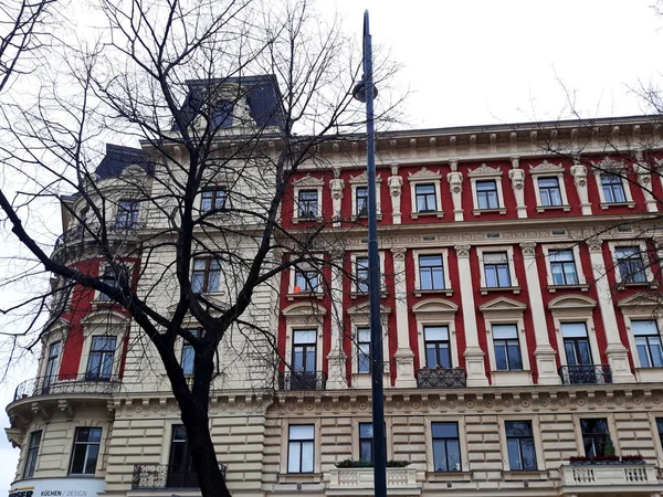 Vienna Avusturya Aralık 2017 Viyana Şehir Merkezinde Tarihi Binalar — Stok fotoğraf