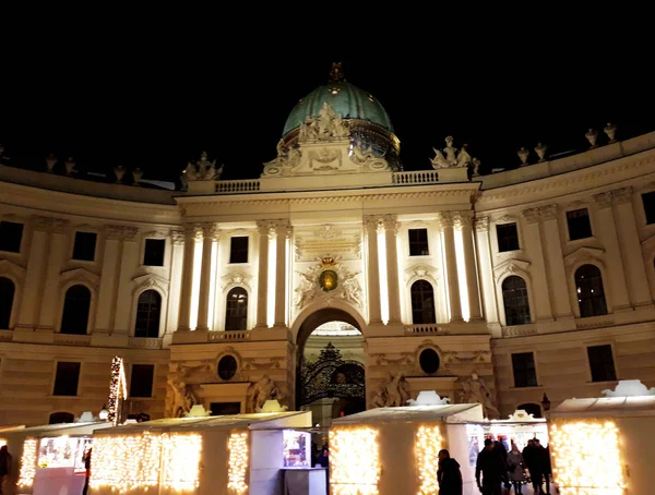 Wien Österreich Dezember 2017 Der Flügel Des Kaiserlichen Palastes Hofburg — Stockfoto