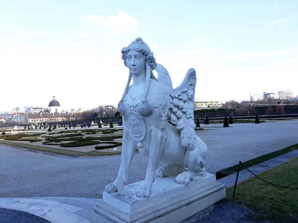 Vienna Austria December 2017 Sculpture Garden Belvedere Palace — Stock Photo, Image