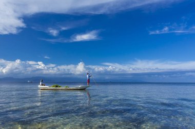 Deniz yosunu Bali Nusa Lembongan tarım