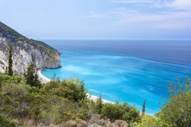 Milos beach, lefkada, Yunanistan