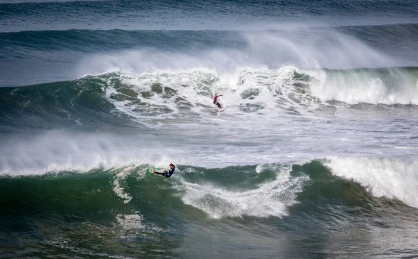 Bells Beach Torquay Austrália Abril 2019 Monster Swells Finals Rip — Fotografia de Stock