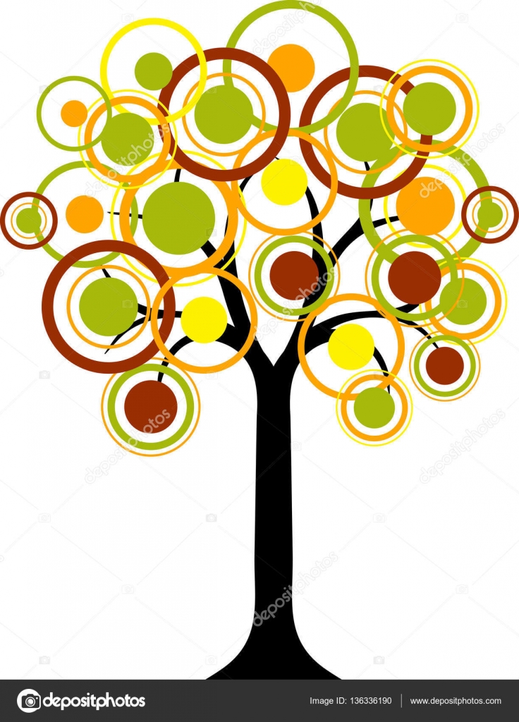 Modern tree icon — Stock Vector © Pingwinwinner 136336190