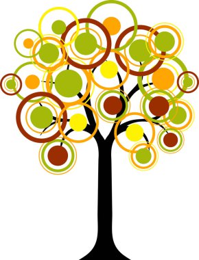 Modern ağaç simgesiyle