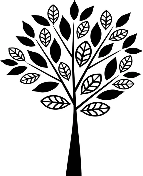 Nuevo árbol gráfico — Vector de stock