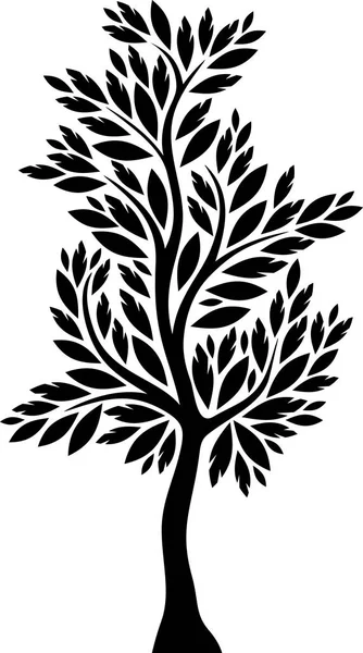 Cypress tree ikona — Stockový vektor
