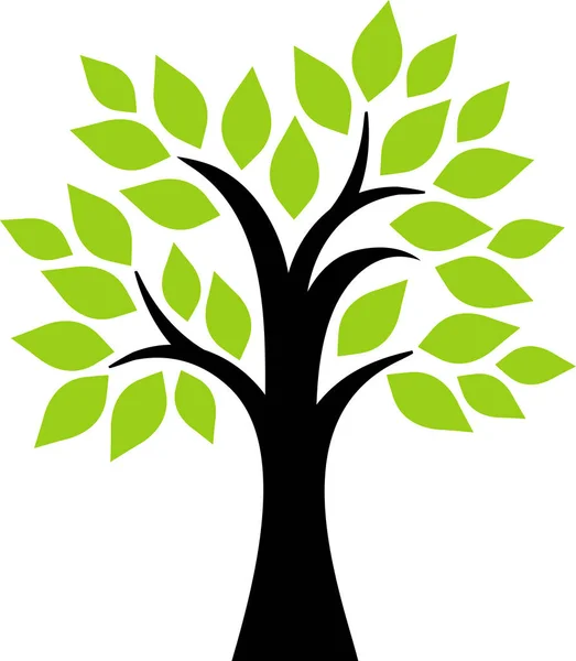 Icône arbre de jardin — Image vectorielle