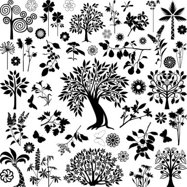 Ağaçlar ve bitkiler X