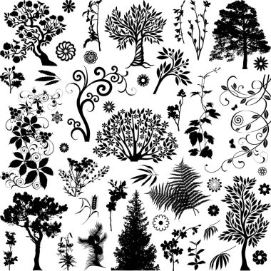 Ağaçlar ve bitkiler Xv