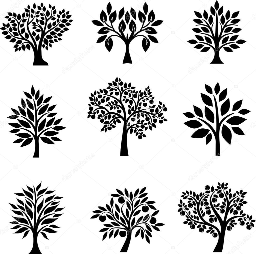 Tree icon collection