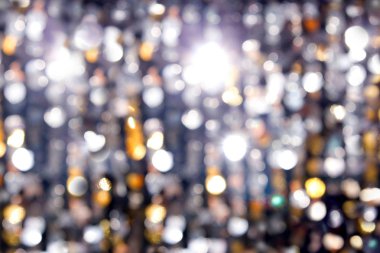 Soyut ışıklar, flaş çemberi, gece şehri.