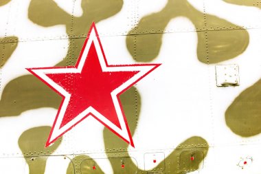 askeri teçhizat üzerinde yıldız