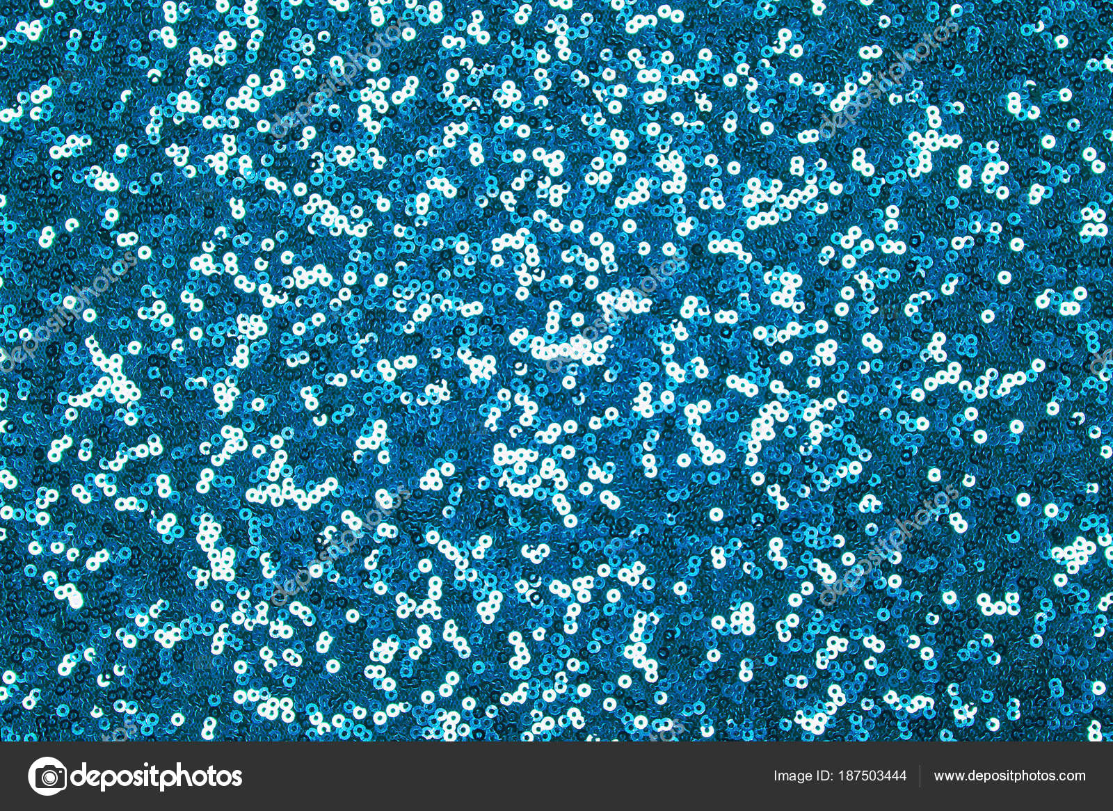 blue sequin