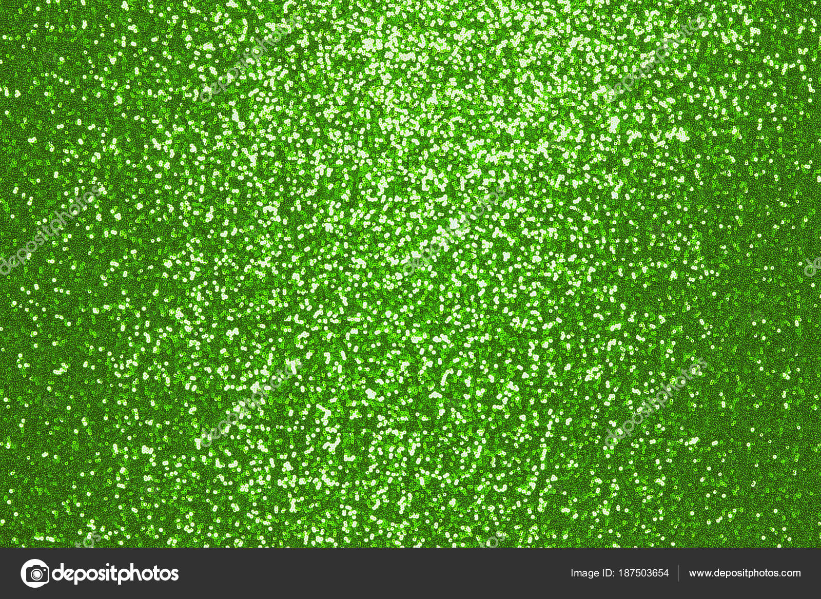 Large Sequins - Green Wallpaper