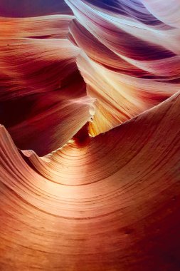 Navajo Bölgesindeki Antilop Kanyonu