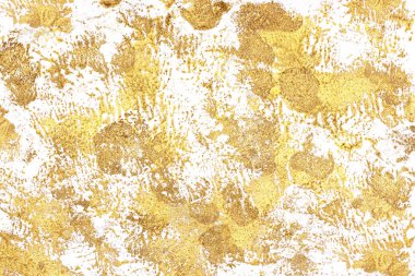 Altın boya smear ile sürülür