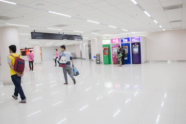 Yolcu havaalanında.