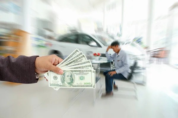 Hand holding money — Stock Photo, Image