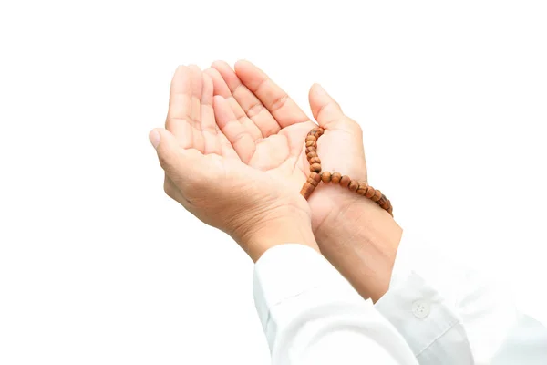 Людські руки молитися — стокове фото