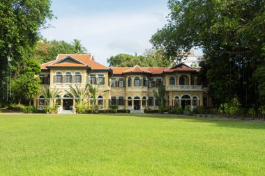 Phuket, Tayland - 26 Aralık 2016: Phuket Müzesi açık açık görmek ziyaret edenler için 08: 00 - 23 pm 00