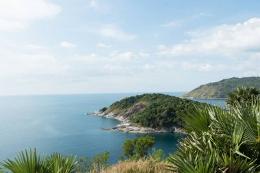 Laem Phrom Thep, güzel Andaman deniz manzaralı Phuket Adası, 