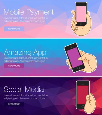 Mobil ekran sunu şablonu