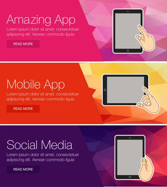 Web afiş veya üstbilgileri illüstrasyon vektör