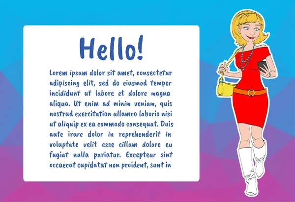 Vektör karakter kabarcık ile konuşmak