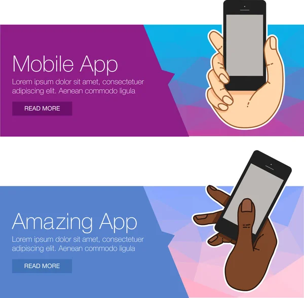 Mobil ekran sunu şablonu