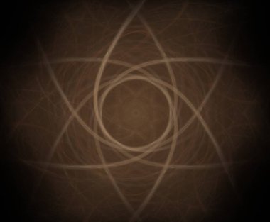 Soyut fraktal altıgen