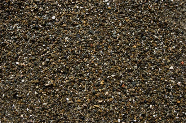 Alluvial av små stenar — Stockfoto
