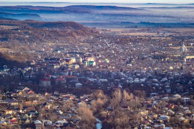 Karpatlar 'da küçük bir kasaba.