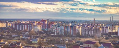 Ukrayna şehrinin Panoraması
