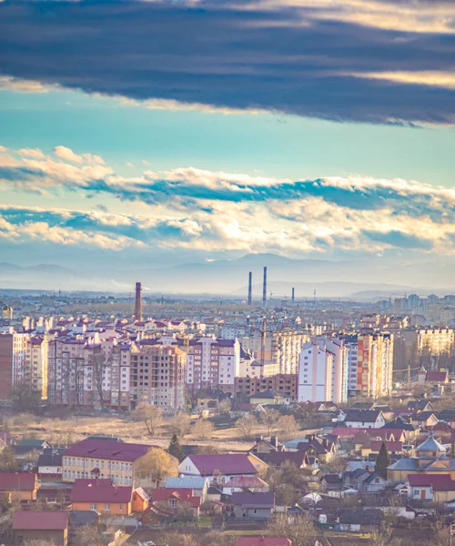 Panorama of the Ukrainian city