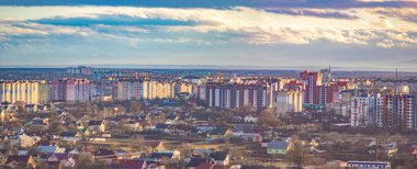 Ukrayna şehrinin Panoraması