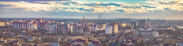 Panorama över den ukrainska staden — Stockfoto