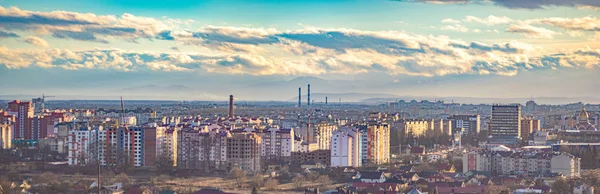 Панорама украинского города — стоковое фото