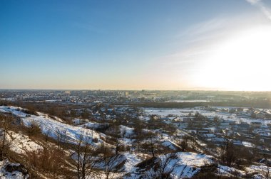 Ukrayna şehrinin Panoraması
