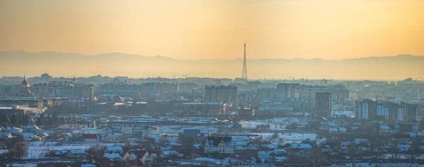 Panorama of the Ukrainian city — Stock Photo, Image