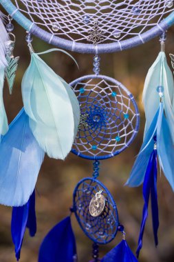 el ile yapılan bir dreamcatcher fotoğrafı