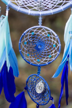 el ile yapılan bir dreamcatcher fotoğrafı