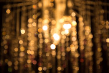 Noel arka plan. Defocused bokeh ışıkları ile şenlikli Özet